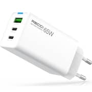 Recci GaN Fast USB-C and USB-A Charger White - RC109E