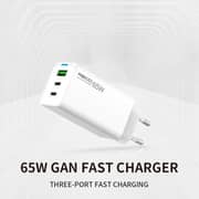 Recci GaN Fast USB-C and USB-A Charger White - RC109E