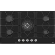 TEVA Built-in 5 Burner Gas Hob 90cm Black Glass - RT045