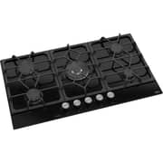 TEVA Built-in 5 Burner Gas Hob 90cm Black Glass - RT045