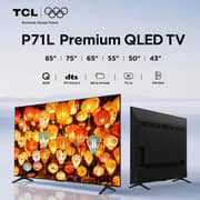 TCL Google TV 55 Inch P71L Premium 4K QLED Smart TV (2026 Model) 55P71L Black