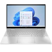 إتش بي إنفي x360 قابل للتحويل 2 بـ 1 (2022) الجيل 12، معالج إنتل كور i5-1235U، شاشة FHD مقاس 15.6 بوصة، (256 جيجا، 8 جيجا)، كرت شاشة إنتل آيريس Xe مدمج، نظام تشغيل ويندوز 11 هوم، لوحة مفاتيح إنجليزية، لون فضي، إصدار عالمي 15-EW0013DX