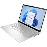إتش بي إنفي x360 قابل للتحويل 2 بـ 1 (2022) الجيل 12، معالج إنتل كور i5-1235U، شاشة FHD مقاس 15.6 بوصة، (256 جيجا، 8 جيجا)، كرت شاشة إنتل آيريس Xe مدمج، نظام تشغيل ويندوز 11 هوم، لوحة مفاتيح إنجليزية، لون فضي، إصدار عالمي 15-EW0013DX