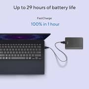 Asus Vivobook 14 (2025) Copilot+ PC - Snapdragon X-X1-26-100 / 14inch WUXGA / 512GB SSD / 16GB RAM / Shared Qualcomm Adreno GPU / Windows 11 Home / English Keyboard / Quite Blue / International Version - [X1407QA-V14.X116512]