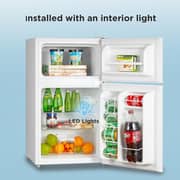 Midea Top Mount Refrigerator 87L White - MDRT134FGE01AE