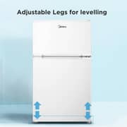 Midea Top Mount Refrigerator 87L White - MDRT134FGE01AE