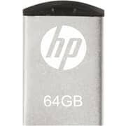 HP V222W USB 2.0 Flash Drive 64GB Silver - HPFD222W-64