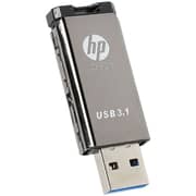 HP X770W USB 3.1 Flash Drive 256GB Black - HPFD770W-256