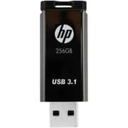 HP X770W USB 3.1 Flash Drive 256GB Black - HPFD770W-256