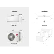 LG Split Air Conditioner 2 Ton - NT24ZCA