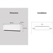 LG DUALCOOL Split Air Conditioner 2 Ton - DA24TCA