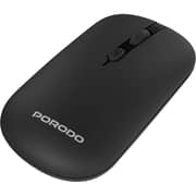 Porodo 6-in-1 Wireless Keyboard & Mouse Set Black - PDKBMSC2285