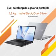 Asus Vivobook 16 (2026) Laptop - AMD Ryzen 5-150 / 16inch WUXGA / 512GB SSD / 16GB / Shared AMD Radeon Graphics / Windows 11 Home / English & Arabic Keyboard / Indie Black / Middle East Version - [M1605NAQ-MB113W]