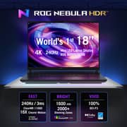 Asus ROG Strix SCAR 18 Gaming (2026) Laptop - 2nd Series / Intel Core Ultra 9-290HX Plus / 18inch 4K / 2TB SSD / 64GB RAM / 24GB NVIDIA GeForce RTX 5090 GPU / Windows 11 Home / English & Arabic Keyboard / Off Black / Middle East Version - [G835LXG-TQ512W]