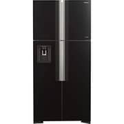 Hitachi Side by Side Refrigerator 540L Black - RW760PUK74GBK