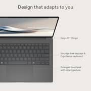 Asus Zenbook A14 (2026) Copilot+ PC - Snapdragon X-X1 26 100 / 14inch WUXGA / 512GB SSD / 16GB RAM / Shared Qualcomm Adreno GPU / Windows 11 Home / English & Arabic Keyboard / Iceland Gray / Middle East Version - [UX3407QA-QD426W]