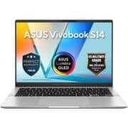 Asus Vivobook S14 (2026) Copilot+ PC - 2nd Series / Intel Core Ultra 5-226V / 14inch WUXGA / 512GB SSD / 16GB / Shared Intel ARC Graphics / Windows 11 Home / English & Arabic Keyboard / Cool Silver / Middle East Version - [S5406SAL-SF312W]