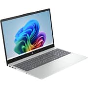HP OmniBook 3 (2025) Copilot+ PC - AMD Ryzen AI 5-330 / 15.6inch FHD / 512GB SSD / 16GB RAM / Shared AMD Radeon 820M Graphics / Windows 11 Home / English & Arabic Keyboard / Glacier Silver / Middle East Version - [15-FN0004NE]