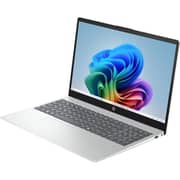 HP OmniBook 3 (2025) Copilot+ PC - AMD Ryzen AI 5-330 / 15.6inch FHD / 512GB SSD / 16GB RAM / Shared AMD Radeon 820M Graphics / Windows 11 Home / English & Arabic Keyboard / Glacier Silver / Middle East Version - [15-FN0004NE]