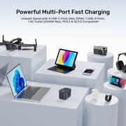 Unitek Multi-Port Travel Adapter Black - P1123ABK01