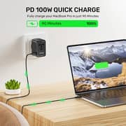 Unitek Multi-Port Travel Adapter Black - P1123ABK01
