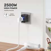 Unitek Multi-Port Travel Adapter Black - P1123ABK01