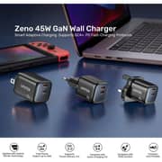 Unitek Zeno USB-C Wall Charger Black - P1129ABK01-UK