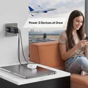 Unitek Zeno 3-Port Wall Charger Black - P1130ABK01-UK