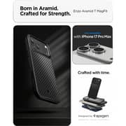 Spigen Enzo Aramid Case Black iPhone 17 Pro Max - ACS09906