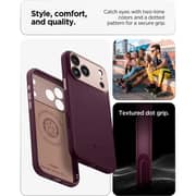 Spigen Nano Pop MagFit Silicone Case Burgundy Bean iPhone 17 Pro Max - ACS09914