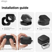 Elago Silicone Hang Case Black Samsung Galaxy Buds 4 / 4 Pro - EGB4SC