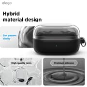 Elago Duo Hang Durable Case Clear/Black Samsung Galaxy Buds 4 / 4 Pro - EGB4DUO