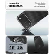 Spigen Enzo Aramid Case Black Silver iPhone 17 Pro Max - ACS09905
