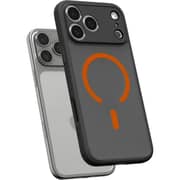 Spigen Ultra Hybrid Matte Mag Fit Case Frost Black Orange iPhone 17 Pro Max - ACS10480