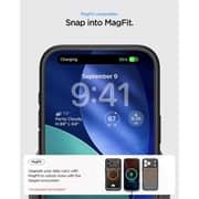 Spigen Ultra Hybrid Matte Mag Fit Case Frost Black Orange iPhone 17 Pro Max - ACS10480