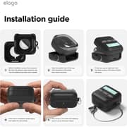 Elago Pager Hang Silicone Case Black Samsung Galaxy Buds 4 / 4 Pro - EGB4PAGER