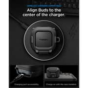 Spigen Lock Fit Case Matte Black Samsung Galaxy Buds 4 / 4 Pro - ACS11202