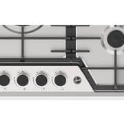 Hoover Built-in 4 Burners Gas Hob 60cm Stainless Steel - HGH-W64G-SBI