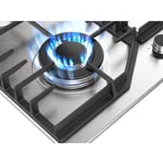 Hoover Built-in 4 Burners Gas Hob 60cm Stainless Steel - HGH-W64G-SBI