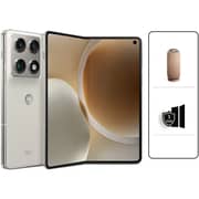 Motorola Razr Fold 5G 512GB 16GB RAM Lily White Dual Sim Smartphone + Moto Sound Flow + 1 Year Screen Damage Protection