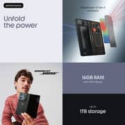 Motorola Razr Fold 5G 512GB 16GB RAM Blackened Blue Dual Sim Smartphone + Moto Sound Flow + 1 Year Screen Damage Protection