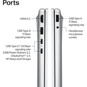 HP OmniBook 3 (2025) Laptop - AMD Ryzen 5-40 / 16inch WUXGA / 256GB SSD / 16GB RAM / Shared AMD Radeon 610M Graphics / Windows 11 Home / English Keyboard / Glacier Silver / International Version - [90NB15F1-M00BR0]