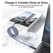 Choetech USB-C to USB-C Magnet Cable 1.8m Blue - XCC-1081