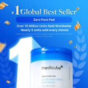 Medicube Zero Pore Toner Pad 2.0 White/Blue 70Pcs