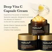 Medicube Deep Vitamin C Capsule Cream Black/Gold