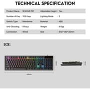 Fantech Hero Bundle 3-in-1 Keyboard with Mouse and Mousepad Black - P31