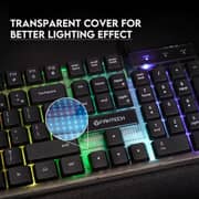 Fantech Hero Bundle 3-in-1 Keyboard with Mouse and Mousepad Black - P31