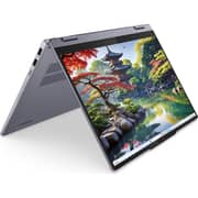 Lenovo IdeaPad 5 14IAL10 2-in-1 Convertible (2026) Laptop - 2nd Series / Intel Core Ultra 7-255H / 14inch WUXGA / 512GB SSD / 16GB RAM / Shared Intel ARC 140T / Windows 11 Home / English & Arabic Keyboard / Luna Grey / Middle East Version - [83KR006DAD]