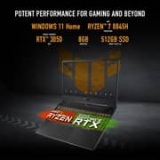 Asus TUF A15 Gaming (2026) Laptop - AMD Ryzen 7-8845H / 15.6inch FHD / 512GB SSD / 8GB RAM / 4GB NVIDIA GeForce RTX 3050 Laptop GPU / Windows 11 Home / English & Arabic Keyboard / Graphite Black / Middle East Version - [FA506NCG-HN347W]