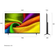 تلفزيون إل جي NU84 الذكي بشاشة Nano دقة 4K UHD مقاس 65 بوصة يدعم الذكاء الاصطناعي (موديل 2026) 65NU840B6LA-AMAE